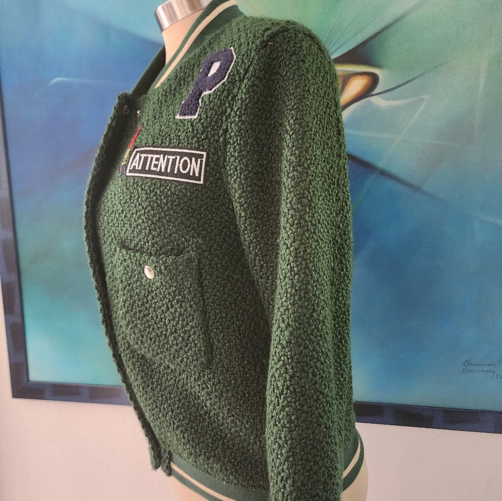 Jacket | Patch Varsity Bomber Jacket - image 8